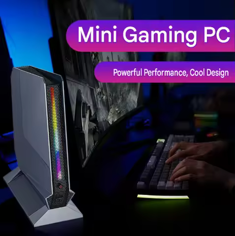 Hot Gaminig Mini Pc Cpu I9 9980H I7 I5 GTX 1650 4G Pc Gamer Window10 11 Type-c Desktop Computer Gami