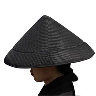 Black Sun Hat Samurai Mask Samurai Armor Samurai Hat Rice Hat Chinese Hat Japanese Hat Bamboo Hat Fi