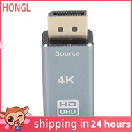 Honglai8 HD Multimedia Interface Adapter  Aluminium Housing 30Gbps Male To Female 4K DisplayPort for TV Display