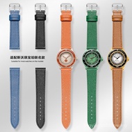 Suitable for Bopo Co-Branded Swatch Storm Western Genuine Leather Swatch X Blancpain Men Women Watch