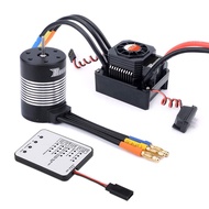 3650 5900KV Sensorless Brushless Motor 120A Brushless ESC & Program Card Waterproof Motor ESC Combo 