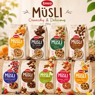 EMCO Muesli Crunchy Breakfast Cereal 750g | High Fibre | 9 Flavours
