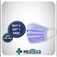 ☼Medtecs Purple N88 Surgical Face Mask 3Ply Fda Approved Astm Level 1 Type Iir