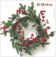 Garden wind Pine Green Garland stark 2-size artificial flowers of foreign trade simulation flower ar