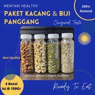 ROASTED PEANUTS AND SEEDS PACKAGE (4 bottles)
