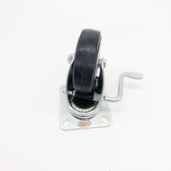 //Japanese Style Wheel Industrial/Universal Cart8Elastic Wholesale65Rubber Brake Wheel Casters4 MR0Y