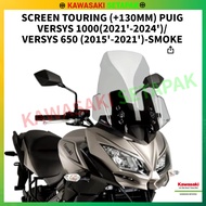 WINDSHIELD SCREEN TOURING (+130MM) PUIG 9421H VERSYS 1000(2021'-2024') VERSYS 650 (2015'-2021')-SMOK