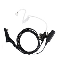 Acoustic Tube Earpiece PTT Mic Headset for Motorola XiR P8668 P8268 APX 7000 XPR 6500 XPR 6550 Walki