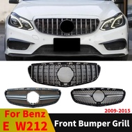 For Mercedes Benz E class W212 2009 2010 2011 2012 2013 2014 2015 GT Diamond Front Radiator Grid Hoo