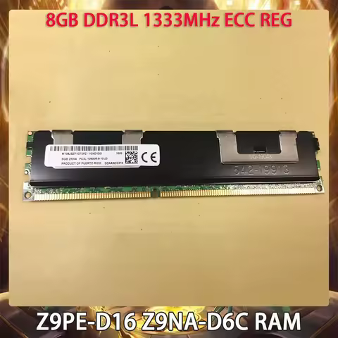 RAM For ASUS Z9PE-D16 Z9NA-D6C 8GB DDR3L 1333MHz ECC REG Server Memory