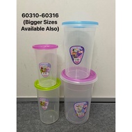 NCI 60310 60312 60314 60316 BPA-Free Plastic Round Fresh Airtight Multipurpose Container Bekas Kerop