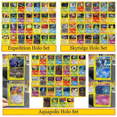 PTCG E-Card Holo Set Card Aquapolis/Expedition/Skyridge GENGAR CHARIZARD Rare Near Mint NM TCG PKM O