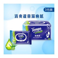 Tempo - 濕廁紙清爽蘆薈 35片 X３包裝 (4897024516213)