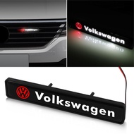 With LED light Car Front Grille Emblem Badge Stickers For Volkswagen VW Polo golf R line Vento Passa