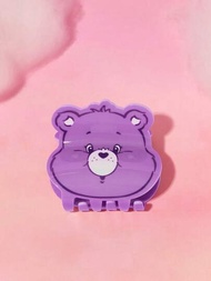 SHEIN X Care Bears Share Bearr紫色髮夾適用於厚髮