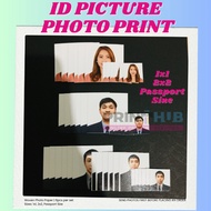 ID Photo Print | 1x1 | 2x2 | Passport Size