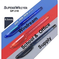 12 PCS Superb Writer GP318 gel pen sign pen