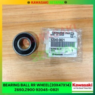 KAWASAKI [READY STOCK} ORIGINAL SPARE PART BEARING BALL RR WHEEL (20X47X14) 92045-0821