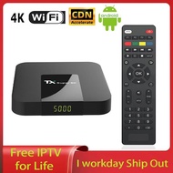 Smart TV Box Android Global Market New Smart TV Box with 20000+Free IPTV Programs TX Super 8K WIFI TV TOP BOX EU UK US AU Plug