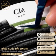 Curved board for line eyelashes, meka board _ Curved board for line eyelash extensions with curved F