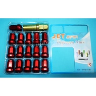 SPORT RIM NUT RED COLOUR M12x1.25