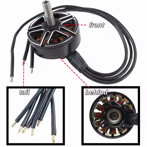 4PCS RC DIY Parts X2807 2807 Motor 1300KV 4S 1500KV 1700KV 6S Brushless Motor For FPV 7inch Long Ran