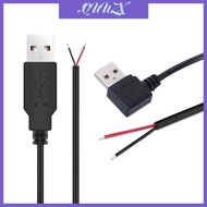 QUU Power Supply Cable Wire 22AWG USB Male Charging Cord USB Open End Cable