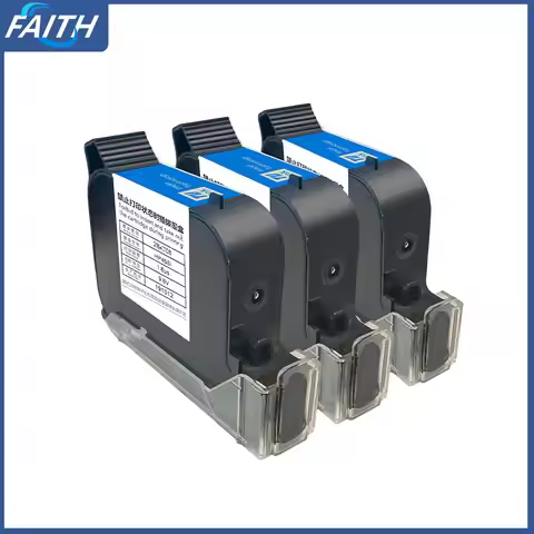 Faith Fast-dry 12.7mm 2BK708 Solvent Ink Cartridge Date Text Code Colorful Ink Cartridge for Inkjet 