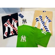 STF_SHOP Free Size Shirt Front-Back Three-Quarter Sleeves Round Neck Work Label Style Dj Soda Wearin