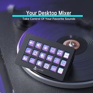 AJAZZ AKP153E Smart Desktop Assistant,15-Key Programmable Console Panel for Mac/PC, Live Stream, Sto