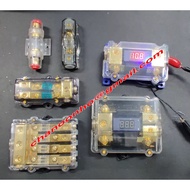 Amplifier Digital Fuse 1 to 2 to 4 Amp Fuse 12V Mono Block