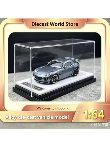 MK 1:64 Pontiac, Solstice GXP HEC Exhibition Edition, alloy car model.