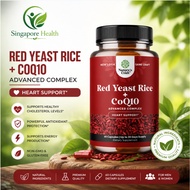 【SG】R  Natures Craft Red Yeast Rice with CoQ10 Supplement 60 Capsules - Extra Strength 1200 mg with 