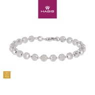 HABIB BEADS PLANET | Oro Italia 916 White Gold Bracelet GW31670326(500W) (22K Gold)
