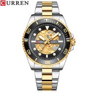 [Speed shipment]Curren 8412 Mens Watch Quartz Watch Steel Belt Watch Business Men Watch Casual Watch