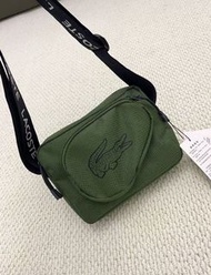 全新Lacoste記者包男女同款相機包Lacoste bag Lacoste袋 Lacoste斜孭袋
