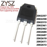 5PCS 2SK2257 2SK2611 2SK2258 2SK2613 2SK2313 2SK2361 2SK2362 2SK2604 2SK2610 2SK2607 TO-3P Field Eff