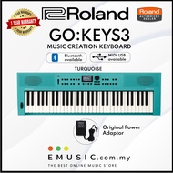 Roland GO:KEYS3-TQ Turquoise Music Creation 61 Keys Keyboard (GO KEYS GO-KEYS GOKEYS GOKEY GO KEY)