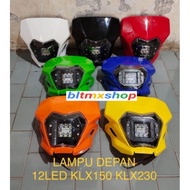 Klx 230 led Headlamp KLX 230 12 led Reflector KLX 230 Headlamp KLX 230