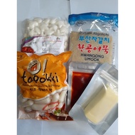 Combo 500g star heart rice cake + 500g cheese cake + 450g fish cake + 100g sauce + 100g Mozzazzella 