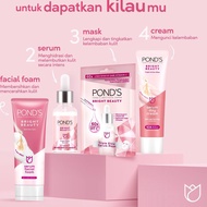 Ponds Bright Beauty Serum Facial Wash 100 G Twinpack - Facial Soap, Facial Foam