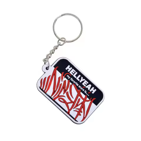 Custom Shape 3D Soft PVC Keychain Promotion Gift