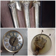 Jam Antik Lemari Padoq Jerman Senar 8 (Tanpa Box) Grand Father Clock / Jam Lemari Jerman