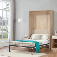 【Showroom】Automatic rollover folding invisible bed Small unit multi-function hidden wall wall bed Mu