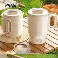 PRASI Mini Kettle, 304 Stainless Steel 800ml Electric Kettle, Upgraded  Foldable Detachable Portable
