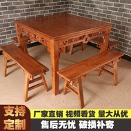 Set Meja Makan dan Kerusi Restoran Square Home Restoran Meja Makan Persegi Permukaan Restoran Meja P