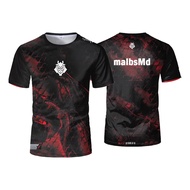 2025 New 2025CS2Esports Team G2 New Uniform Jersey Game Training T-shirt 3D Printed Mens and Womens 