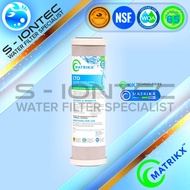 MATRIKX KX 10" CTO CARBON FILTER CARBON BLOCK FILTER FOR CHLORINE BAD ODOR TASTE REDUCTION