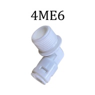 Water Filter Fitting Connector For RO Tube (9.5mm=3/8")  4U6/6MC4/4MC6/4UE6/6ME4/4ME6