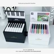 Jay Chou Desk Calendar Each Weekly Calendar Card Has a Piano Score to Play2024Desk Calendar Vertical Piano Calendar